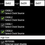 AVR Fuse calculator