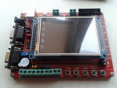 stm32 development board with touvh lcd