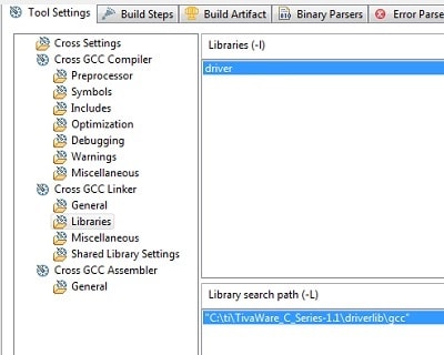 eclipse development enviroment for tm4c123g