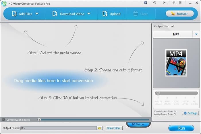 free hd video converter factory pro