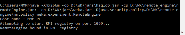 weka jar file has the correct path