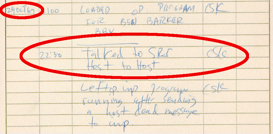 the first IoT message