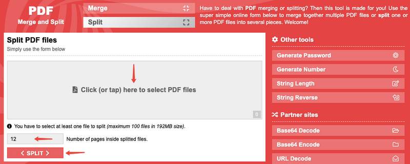 pdf splitter online