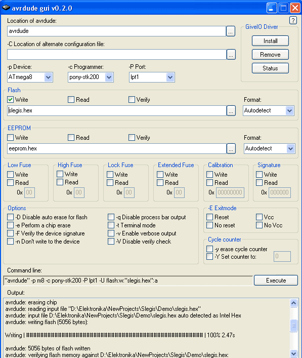 Avrdude-GUI