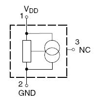 Hall sensors HAL556 and HAL566 have only two active pins