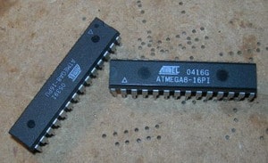 Atmega8 microcontrollers