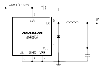 +5V regulator MAX638