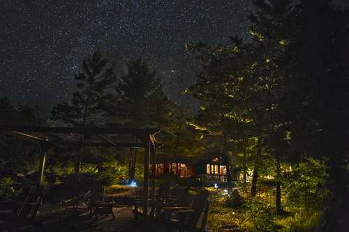 night sky in the camp