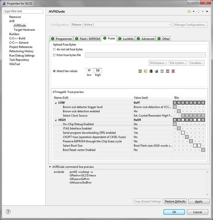 avrdude_eclipse_fuse