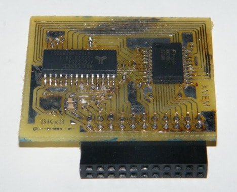 Atmega128 external memory module