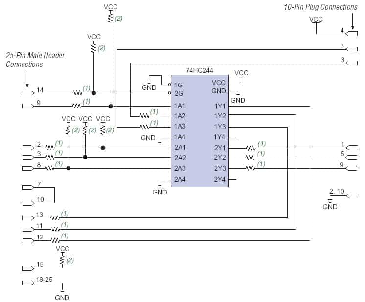 ByteBlasterMV Circuit