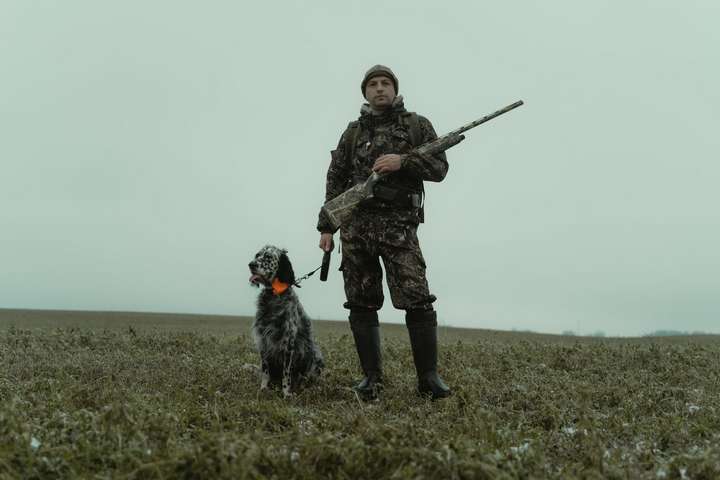 hunter and the dog