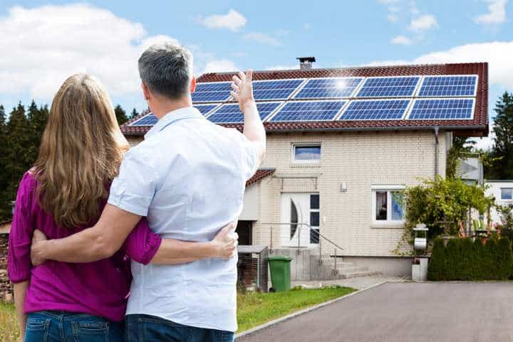 Solar Panels on the roof