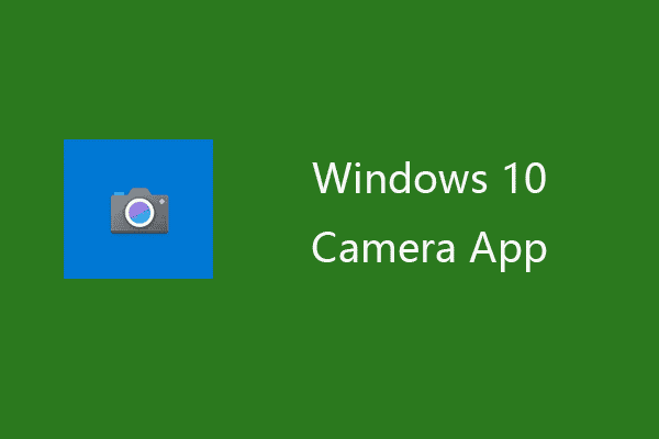 win 10 camera app