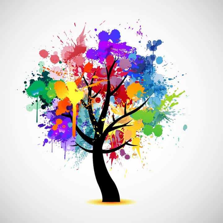 tree creative painting