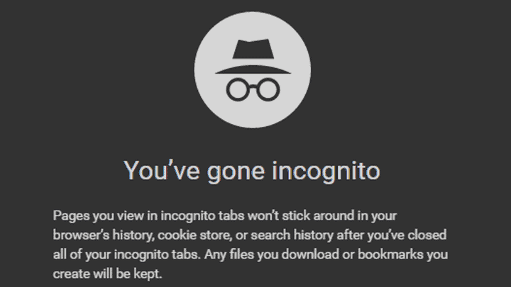 incognito browsing mode