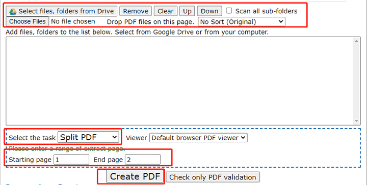 create pdf