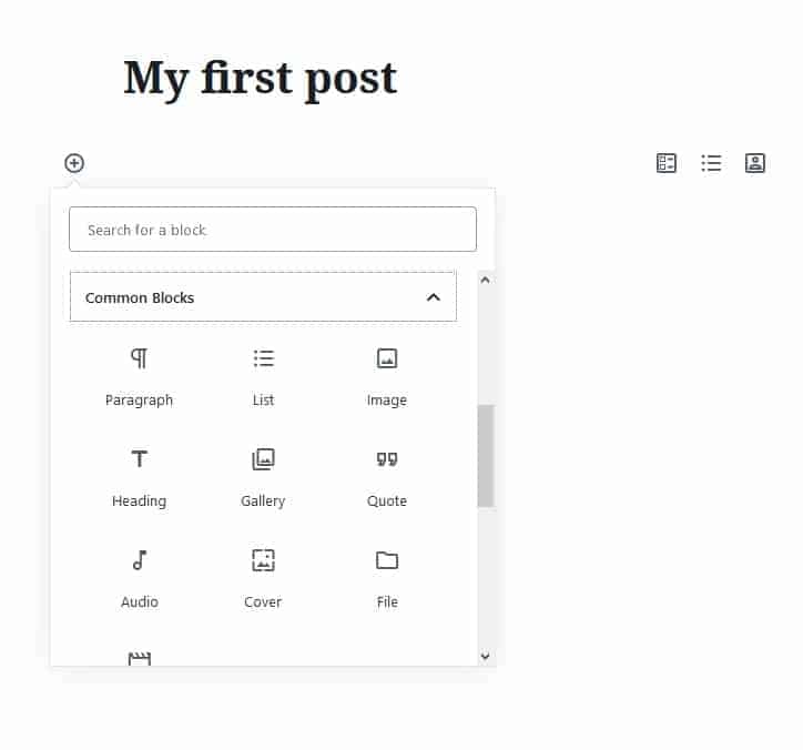 wordpress_create a post