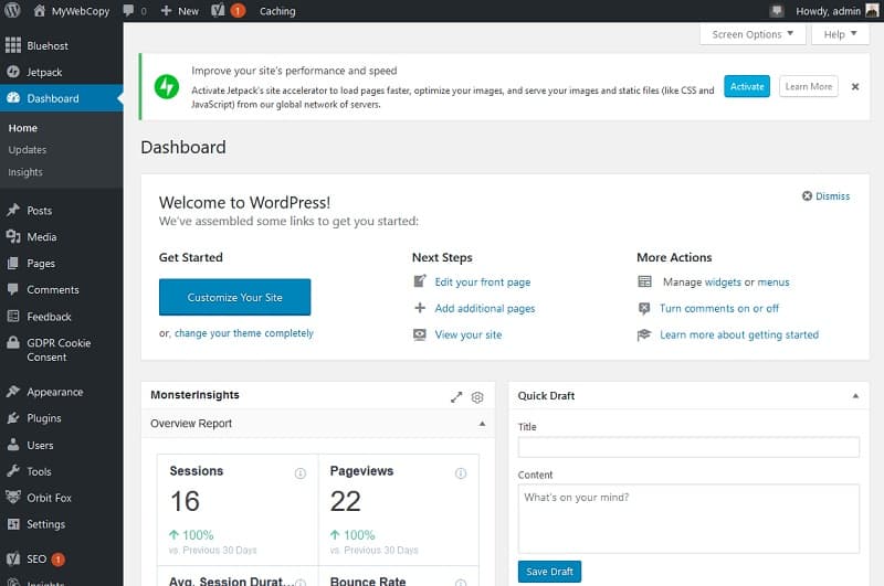 Wordpress board