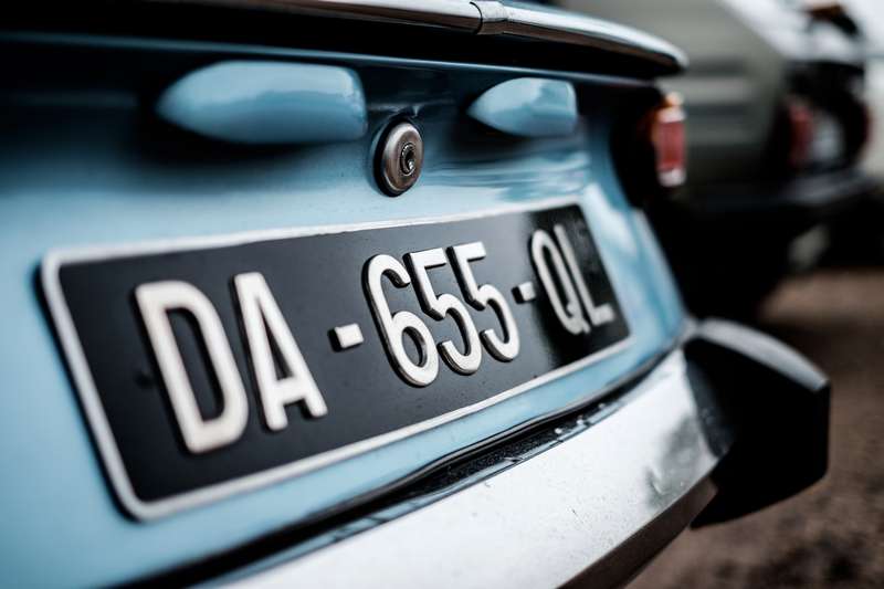 car number plate